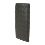 Bottega Veneta Bifold Wallet Leather Black Pink Intrecciat — view 2