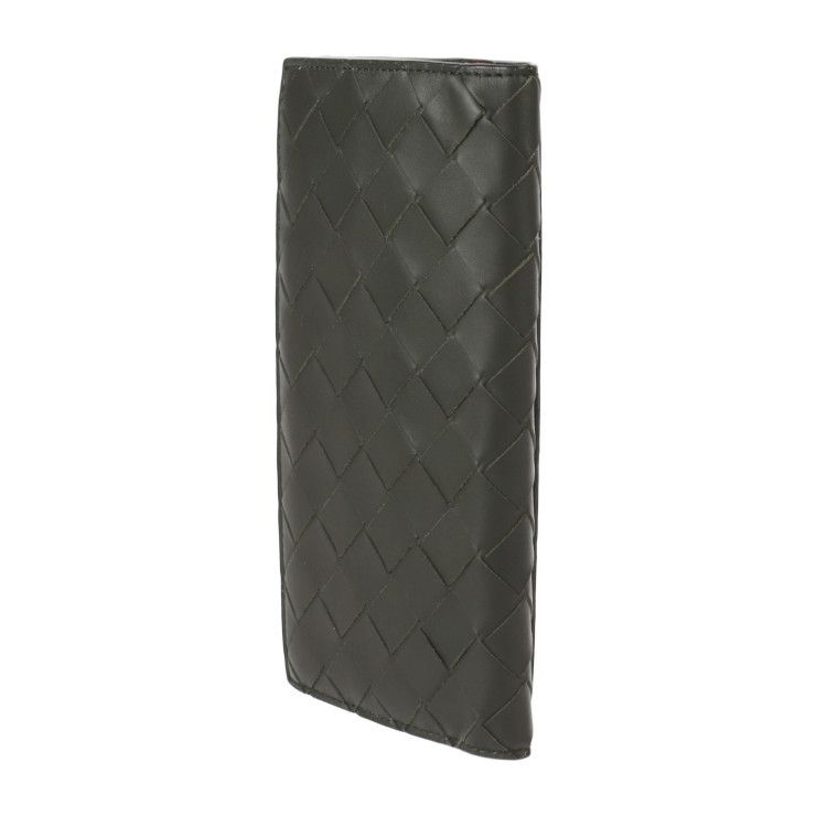 Bottega Veneta Bifold Wallet Leather Black Pink Intrecciat — view 2