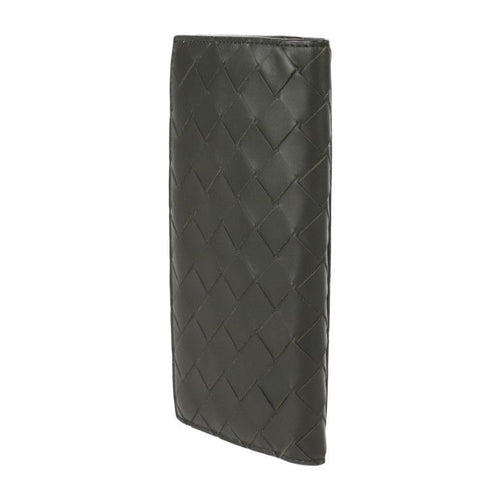 Bottega Veneta Bifold Wallet Leather Black Pink Intrecciat — view 2