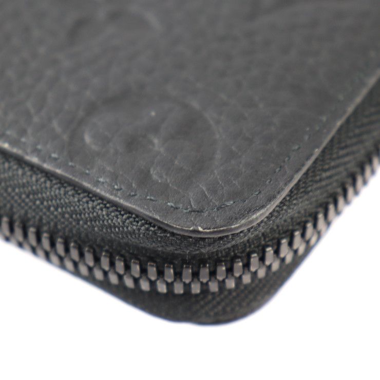 Louis Vuitton Zippy Wallet Vertical Long Taurillon Leather Black — view 5