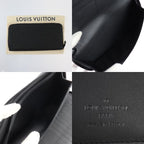 Louis Vuitton Zippy Wallet Vertical Long Taurillon Leather Black — view 9