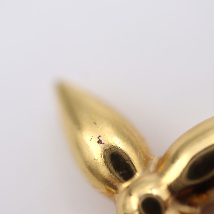 Louis Vuitton Bracelet Louisette Metal Gold Flower Viton — view 5