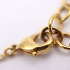 Louis Vuitton Bracelet Louisette Metal Gold Flower Viton — view 7