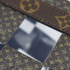Louis Vuitton Sac Plat Tote Bag Vinyl Brown Clear Monogram Chess 2-Way — view 6