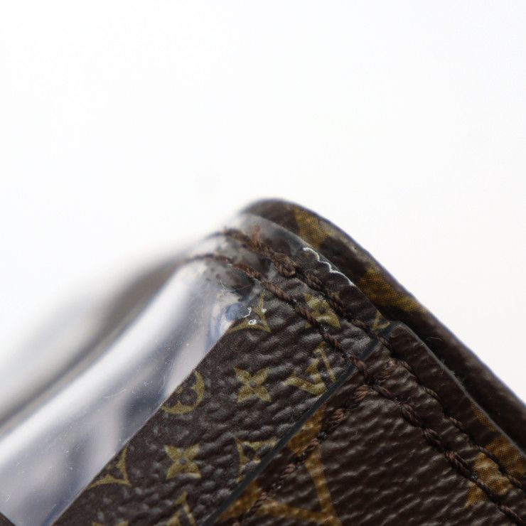 Louis Vuitton Sac Plat Tote Bag Vinyl Brown Clear Monogram Chess 2-Way — view 5
