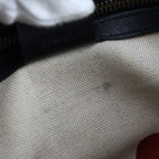 Gucci Bee Print Tote Bag Leather Beige Brown — view 8