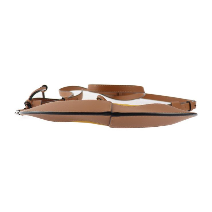 Loewe Horseshoe Small Shoulder Bag X03 Calf Leather Yellowish Brown — view 4
