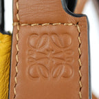 Loewe Horseshoe Shoulder Bag X03 Leather Yellowish Brown Drawstring — view 9