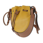 Loewe Horseshoe Shoulder Bag X03 Leather Yellowish Brown Drawstring — view 2
