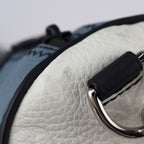 Louis Vuitton Monogram Porochon Shoulder Bag Taurillon Leather Gray — view 6