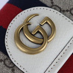 Gucci GG Small Belt Bag Waist Supreme Canvas Leather Beige White — view 7