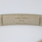 Louis Vuitton Good Luck Bracelet Patent Leather Gold Tone Orange — view 8