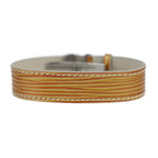 Louis Vuitton Good Luck Bracelet Patent Leather Gold Tone Orange — view 4