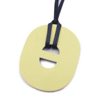 Hermes Necklace Lacquered Wood Yellowish Orange Chaine D'ancre Pendant — view 4