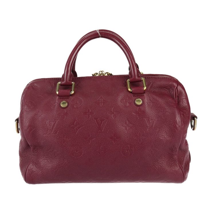 Louis Vuitton Speedy Bandouliere 25 Handbag Leather Aurore Gold Hardware — view 3
