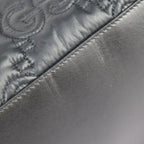 Gucci Medium Tote Bag GG Matelasse Nylon Leather Black Silver — view 7