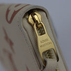 Louis Vuitton Zippy Wallet Long Monogram Empreinte Cream Rose — view 6