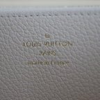 Louis Vuitton Zippy Wallet Long Monogram Empreinte Cream Rose — view 9