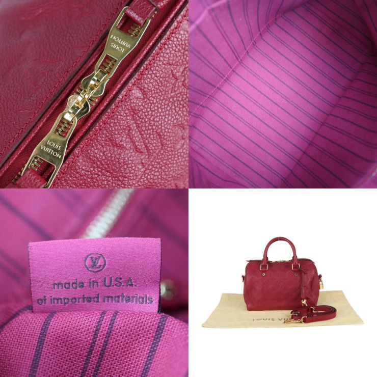 Louis Vuitton Speedy Bandouliere 25 Handbag Monogram Empreinte Jaipur — view 9