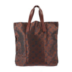 Louis Vuitton Cabas Escapade Tote Bag Nylon Leather Brown Monogram — view 2