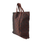 Louis Vuitton Cabas Escapade Tote Bag Nylon Leather Brown Monogram — view 3
