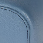 Louis Vuitton Lock Me Bucket Handbag Taurillon Leather Blue Jean Silver — view 6