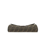 Fendi Baguette Fall Double Handbag 8 Bh418 AR2 F Canvas Beige Brown Zucca 2-Way — view 6