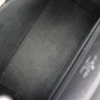Louis Vuitton Lock Me Ever Mini Handbag Grain Calfleather Black Silverhar — view 8