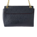 Louis Vuitton Vavin PM Shoulder Bag Leather Marine Rouge Gold Hardware — view 3