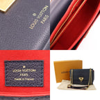 Louis Vuitton Vavin PM Shoulder Bag Leather Marine Rouge Gold Hardware — view 9