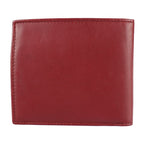 Gucci Compact Wallet Fold Leather Bordeaux Logo Plate — view 3
