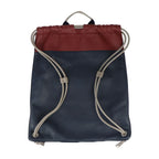 Dior Homme Nap Sac Backpack Daypack Leather Navy Red Brown Gray — view 3