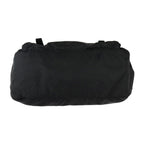 Prada Messenger Bag Shoulder 1 Bd671 Nylon Leather Black Silver Hardware — view 4