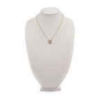 Louis Vuitton Collier L TO V Necklace Metal Mother-of-pearl Gold Circle — view 7