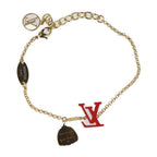 Louis Vuitton Bracelet Iconic Infinity Dot M0970 A Metal Gold Red Yayoi Kusama — view 3