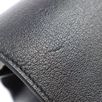Hermes Opli Opry Clutch Bag ck Chevre Black Silver Hardware — view 6