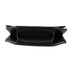 Hermes Opli Opry Clutch Bag ck Chevre Black Silver Hardware — view 4