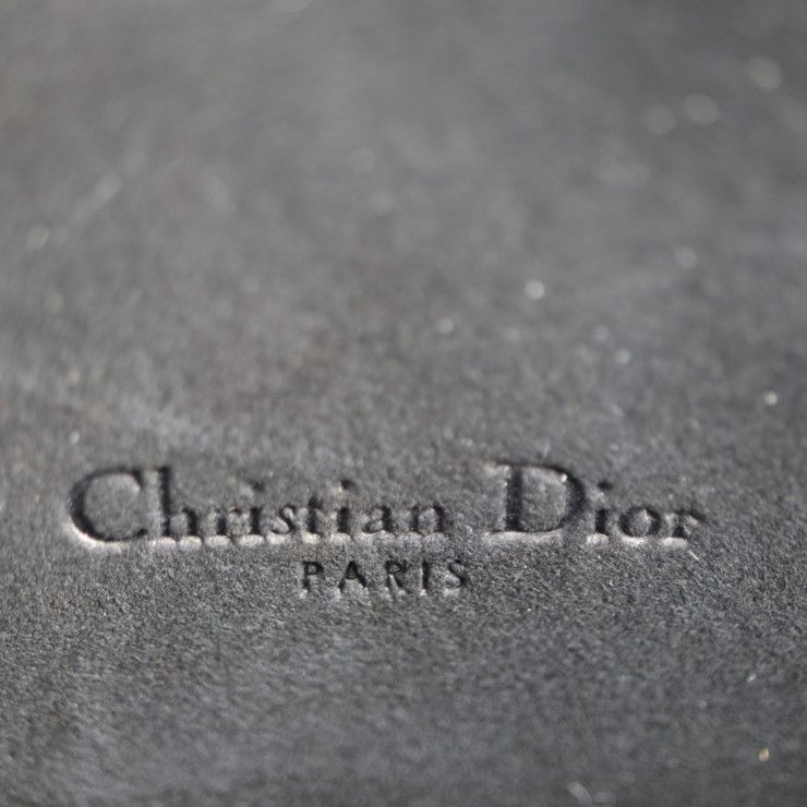Christian Dior Caro Double Pouch Shoulder Bag S7431 Ubae Calfskin Black — view 9