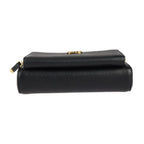 Christian Dior Caro Double Pouch Shoulder Bag S7431 Ubae Calfskin Black — view 5