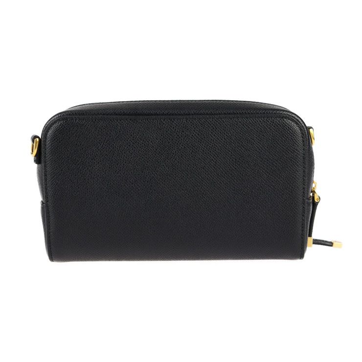 Christian Dior Caro Double Pouch Shoulder Bag S7431 Ubae Calfskin Black — view 4