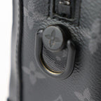 Louis Vuitton Soft Trunk Shoulder Bag Leather Black Monogram Eclipse — view 8