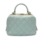 Chanel Quilted Chain Shoulder Bag Lambskin Trendy CC Mizuiro Champagne Gold — view 4