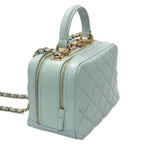 Chanel Quilted Chain Shoulder Bag Lambskin Trendy CC Mizuiro Champagne Gold — view 3
