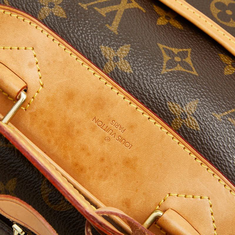 Louis Vuitton Monogram Deauville Brown Leather — view 8
