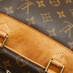 Louis Vuitton Monogram Deauville Brown Leather — view 9
