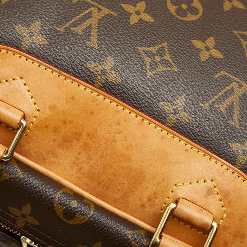 Louis Vuitton Monogram Deauville Brown Leather — view 9