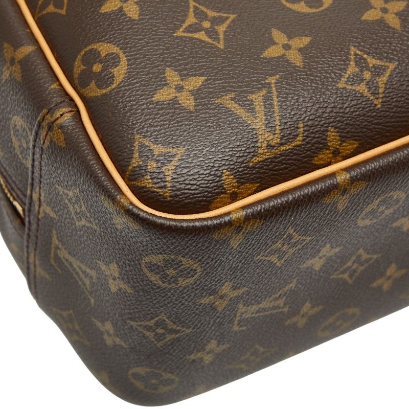 Louis Vuitton Monogram Deauville Brown Leather — view 5