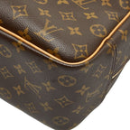 Louis Vuitton Monogram Deauville Brown Leather — view 4