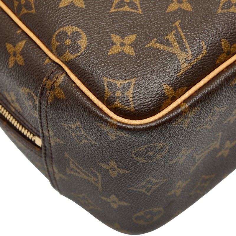 Louis Vuitton Monogram Deauville Brown Leather — view 7