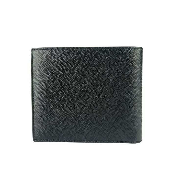 Saint Laurent Wallet Coin Case Bifold Black Leather Ultra — view 3
